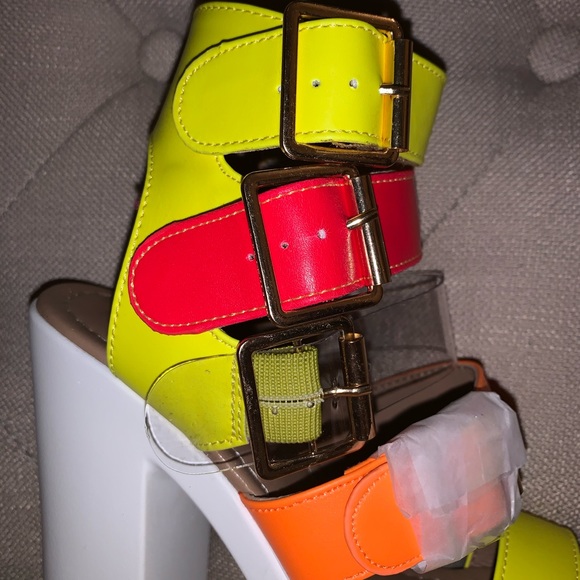 New Arrival Bright Strappy Heel - Picture 5 of 5